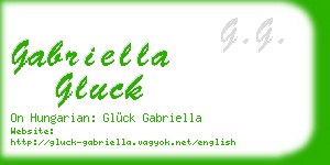 gabriella gluck business card