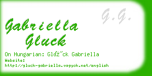 gabriella gluck business card